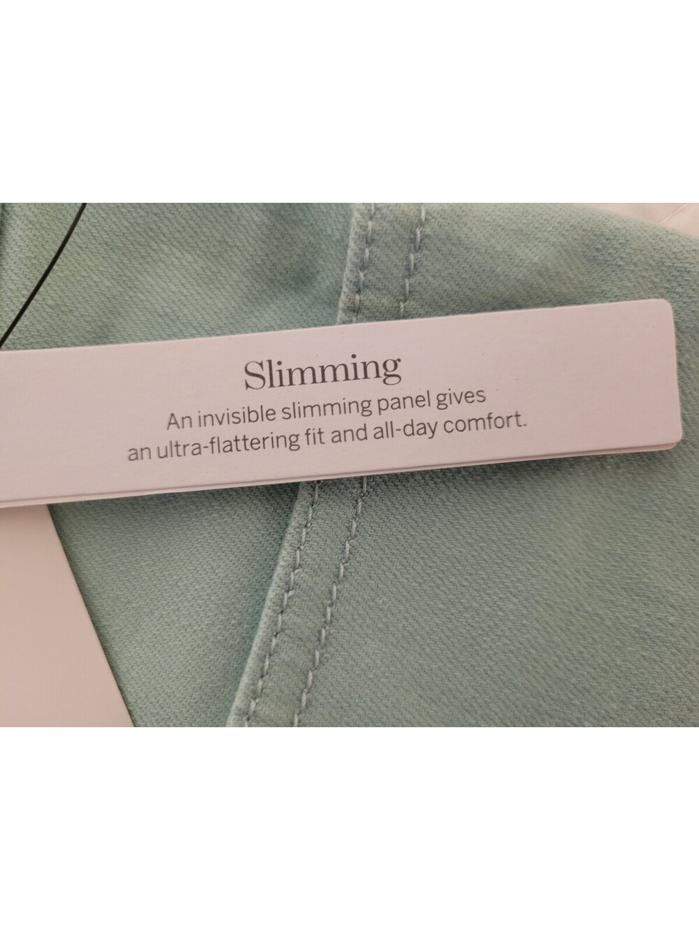 Talbots Women's Slim Ankle Jeans Mint Green Mid-Rise Stretch Size 12 NWT Classic - Picture 7 of 9